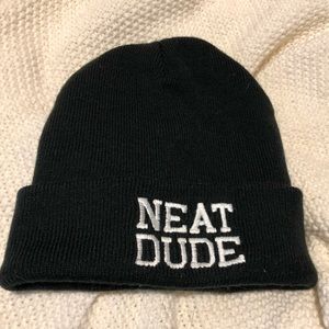 Neat Dude Black Beanie